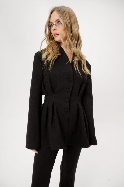 Жакет PiRS 6362 черный_букле - фото 6