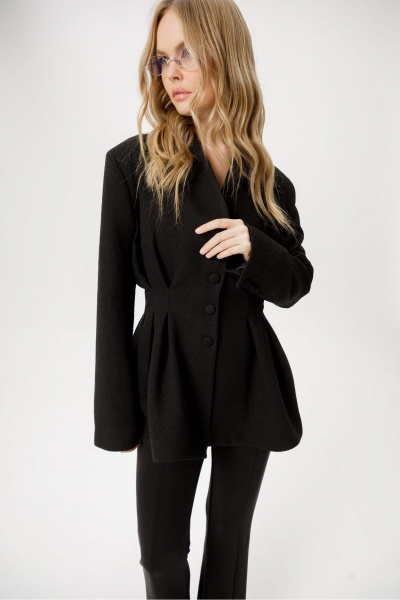 Жакет PiRS 6362 черный_букле - фото 2