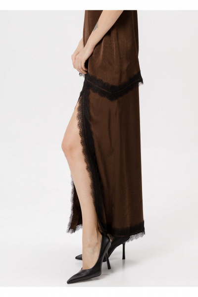 Юбка PiRS 6365 коричневый - фото 2
