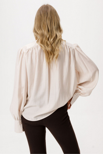 Блуза PiRS 6369 бежевый - фото 7