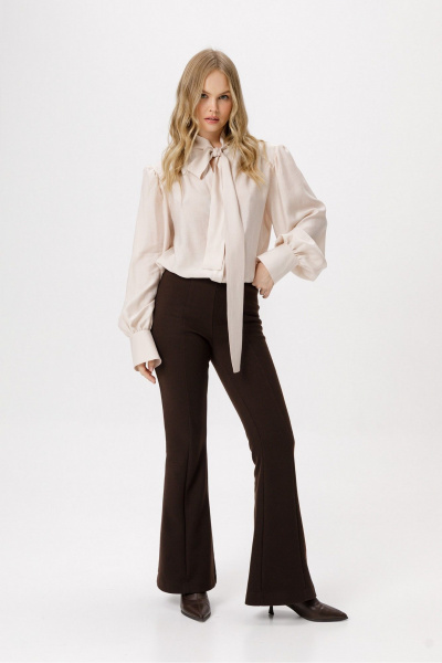 Блуза PiRS 6369 бежевый - фото 6