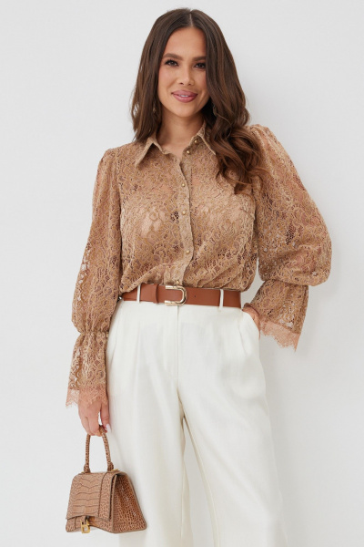 Блуза Магия моды 2672 карамель - фото 2