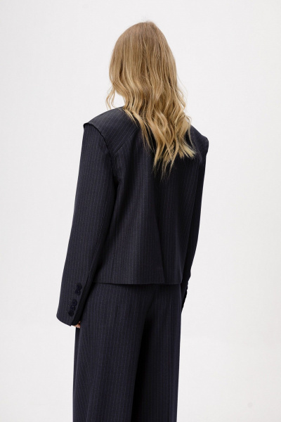 Брюки, жакет PiRS 6376 синий - фото 7