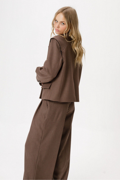 Жакет PiRS 6377 коричневый - фото 7