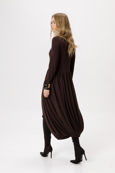 Платье PiRS 6380 коричневый - фото 6