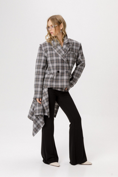 Юбка PiRS 6382 серый - фото 3