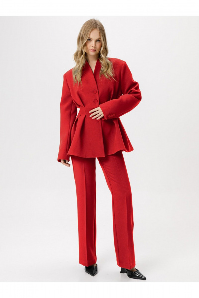 Брюки, жакет PiRS 6383 красный - фото 1
