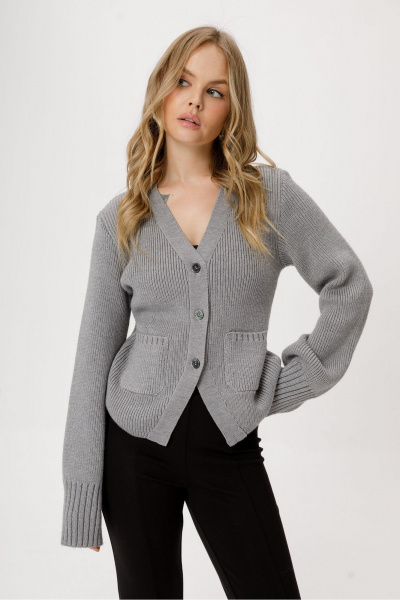 Жакет PiRS 6385 серый - фото 1