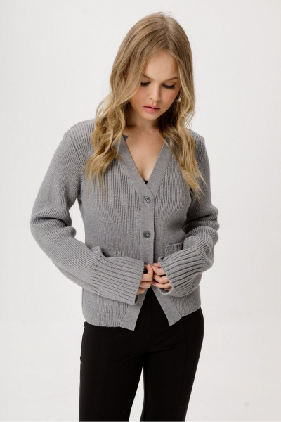 Жакет PiRS 6385 серый - фото 8