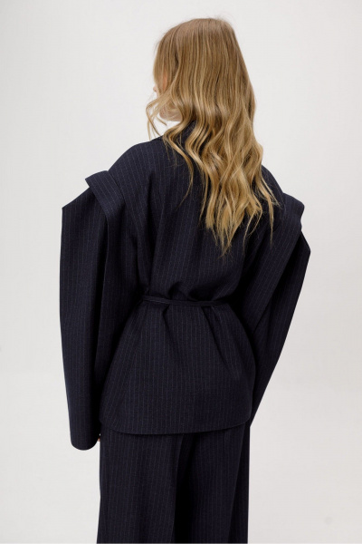 Брюки, жакет PiRS 6391 синий - фото 9