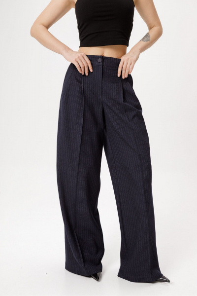 Брюки, жакет PiRS 6391 синий - фото 6