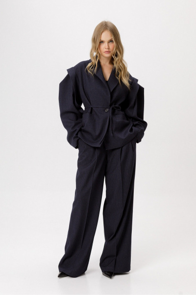 Жакет PiRS 6392 синий - фото 2