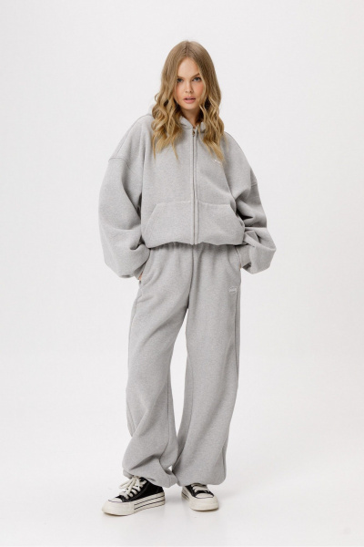 Брюки PiRS 6398 серый - фото 1