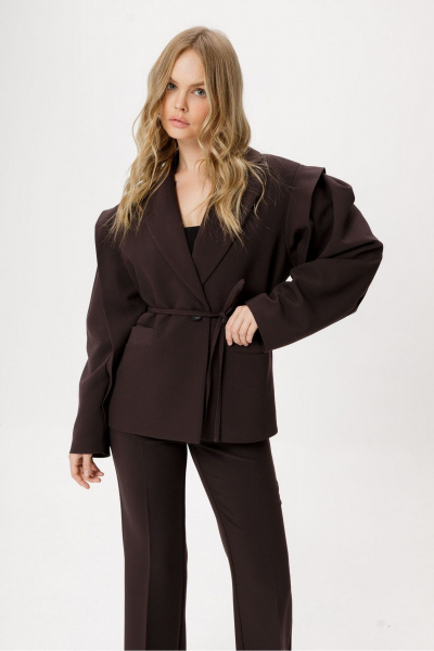 Жакет PiRS 6409 коричневый - фото 1