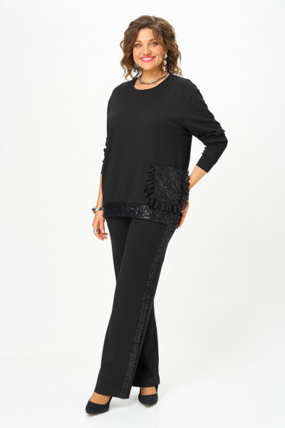 Брюки, джемпер Svetlana-Style 5029 черный - фото 1