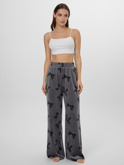 Брюки Mark Formelle 532520/25-37315ПП-3 бантики_на_сером - фото 5