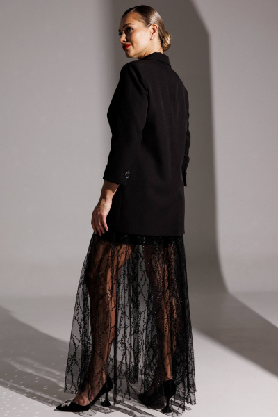 Жакет Мода Юрс 25-2951 черный - фото 6