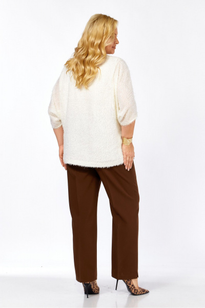 Блуза Элль-стиль 2423а  молоко - фото 8