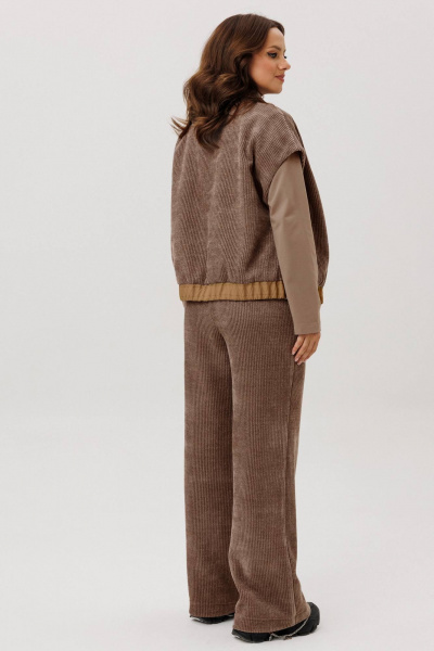 Брюки, джемпер, жилет INVITE 6124 коричневый - фото 2