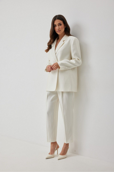 Брюки T.N.D М381 молочный - фото 2