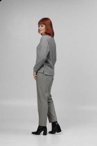 Джемпер Соджи 639 серый - фото 3