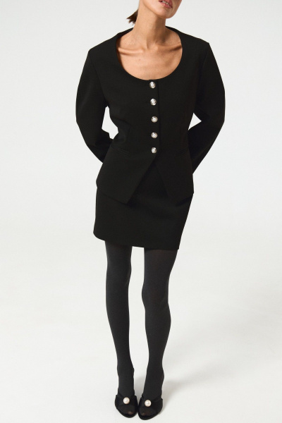 Жакет, юбка ATTIKA A3451 черный - фото 3