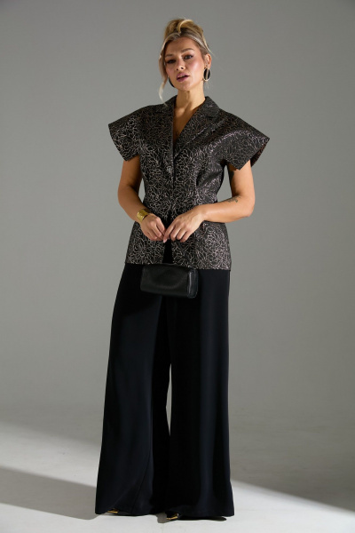 Брюки, жилет LM К132098 парча - фото 3