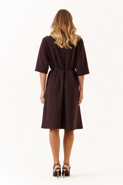 Платье Панда 118080 коричневый - фото 4