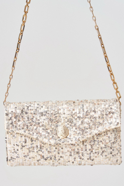 Клатч Fita 2004 золотисто-бежевый - фото 2