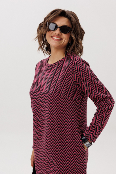 Платье Anelli 1755 рябиновая_волна - фото 2