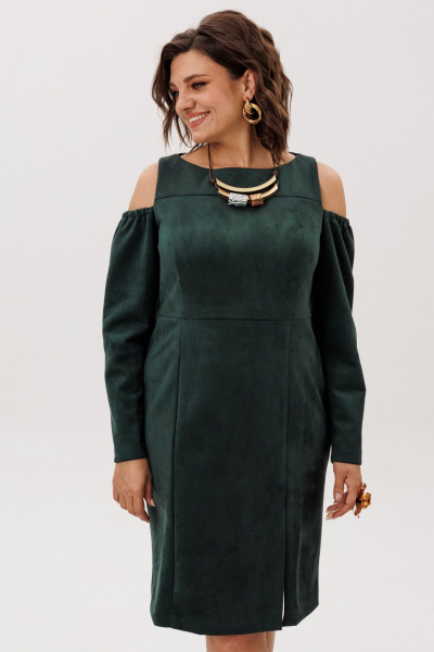 Платье Anelli 1757 мягенький_мох - фото 10