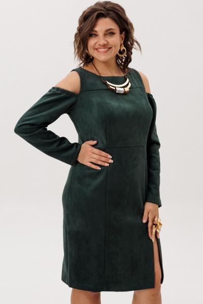 Платье Anelli 1757 мягенький_мох - фото 8