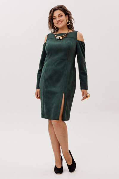 Платье Anelli 1757 мягенький_мох - фото 1