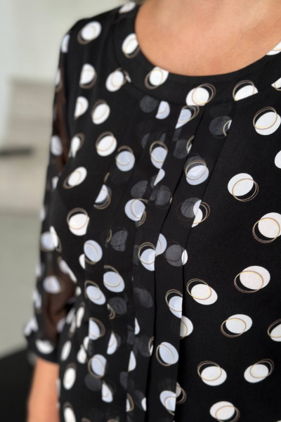 Блуза LindaLux 217 двойной_горох - фото 7