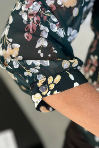 Блуза LindaLux 217 зеленая_верба - фото 3