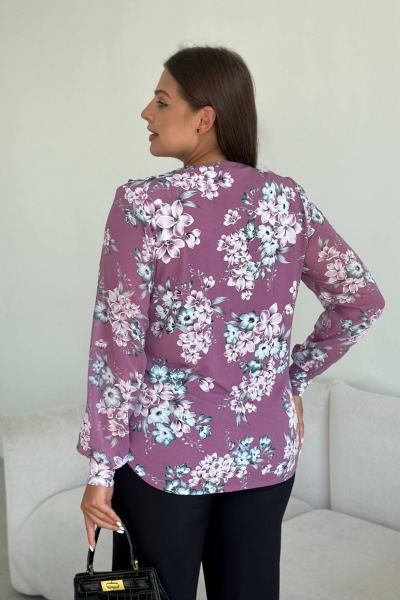 Блуза LindaLux 1-489 букетроз - фото 5