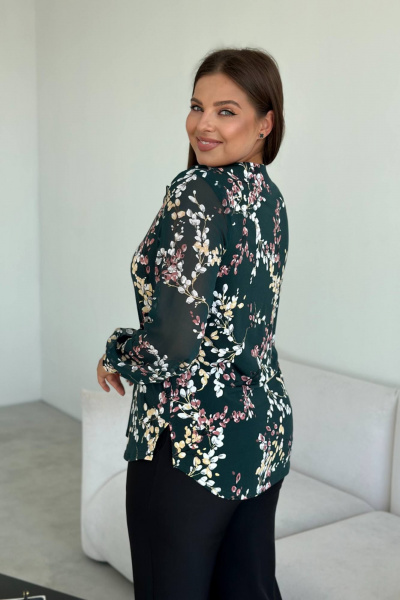 Блуза LindaLux 1-489 зеленаяверба - фото 2