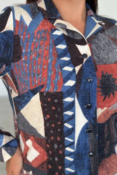 Джемпер LindaLux 1-585 краснаягео - фото 5