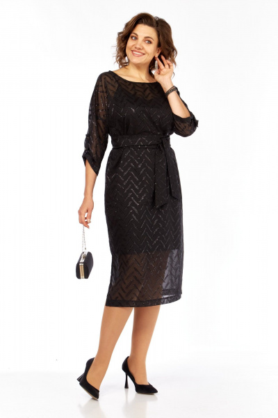 Платье БагираАнТа 1086 черный - фото 7