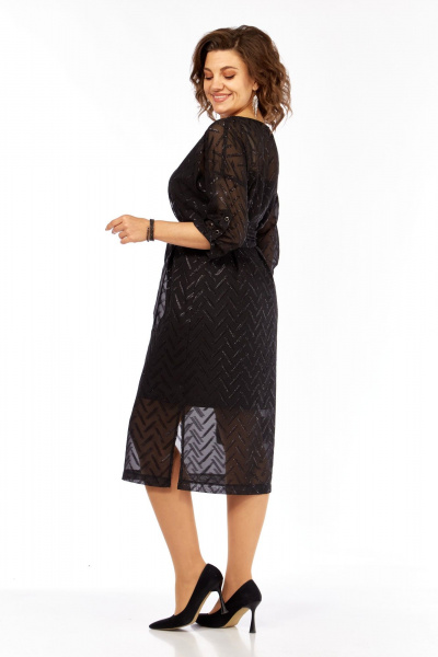 Платье БагираАнТа 1086 черный - фото 5