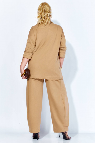 Брюки, жакет Anastasia 1299 капучино - фото 2