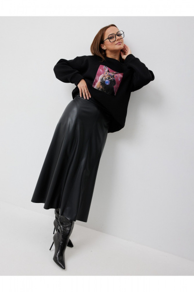 Юбка Condra 12101 черный - фото 5