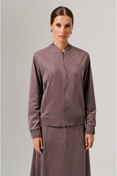 Блуза Nelva 1906 серо-розовый - фото 1