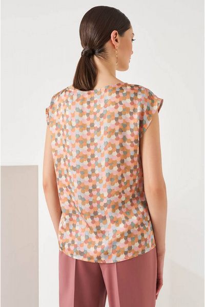 Блуза Nelva 22799 мультиколор - фото 2