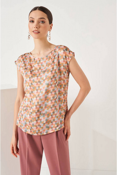 Блуза Nelva 22799 мультиколор - фото 1