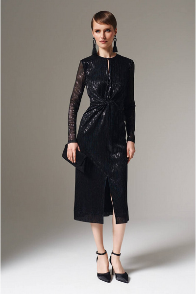 Платье Nelva 51595 черный - фото 1