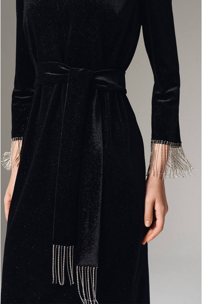 Платье Nelva 51604 черный - фото 4