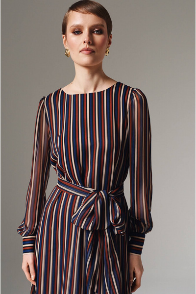 Платье Nelva 51612 мультиколор - фото 3