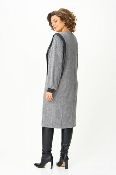 Платье Karina deLux M-1402 серый - фото 9