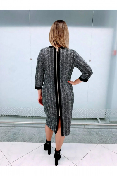 Платье TAEMNA 22041/1 серый - фото 3